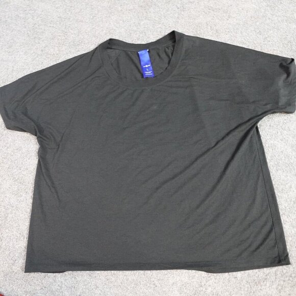 Kit and Ace Shirt Large Black Solid Raglan - Picture 1 of 7